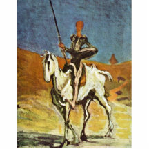 Don Quixote And Sancho Panza By Daumier Honoré (Be Photo Cut Outs