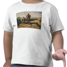 Don Quixote and Sancho T-shirts