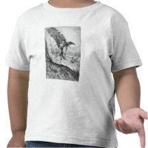 Don Quixote and the Windmills T-shirt