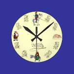 DON QUIXOTE Friends and sketches, by Cervantes wall clocks