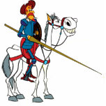 DON QUIXOTE & ROCINANTE - Sculpture - 400 YEARS photo sculptures