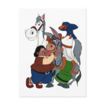 DON QUIXOTE' s FRIENDS - 400 years - Cervantes Post Card