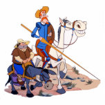 DON QUIXOTE & SANCHO - 400 Years by Cervantes photo sculptures