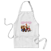 DON QUIXOTE & SANCHO- "Se templado en el beber..." Aprons