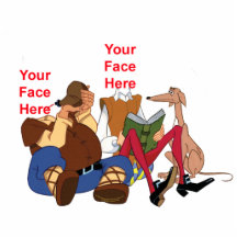 DON QUIXOTE & SANCHO Templates Photo Cutouts