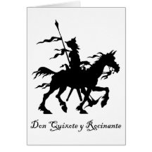 Don Quixote y Rocinante Card