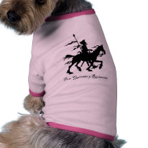 Don Quixote y Rocinante Doggie T Shirt