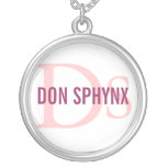 Don Sphynx Cat Monogram Design