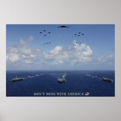 DON’T MESS WITH AMERICA Poster by Imaginechest