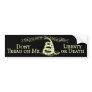 Don’t Tread on Me Bumper Sticker