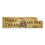Don’t Tread on Me Bumper Sticker