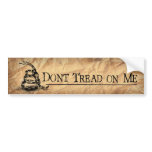 Don’t Tread on Me Bumper Sticker
