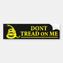 Don’t Tread on Me Bumper Sticker