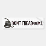 Don’t Tread on Me Bumper Sticker