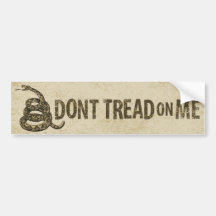 Don’t Tread on Me Bumper Sticker