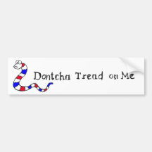 Don’t Tread on Me Bumper Stickers