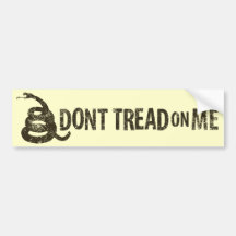 Don’t Tread on Me Bumper Stickers