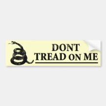 Don’t Tread on Me Bumper Stickers