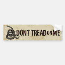 Don’t Tread on Me Bumper Stickers