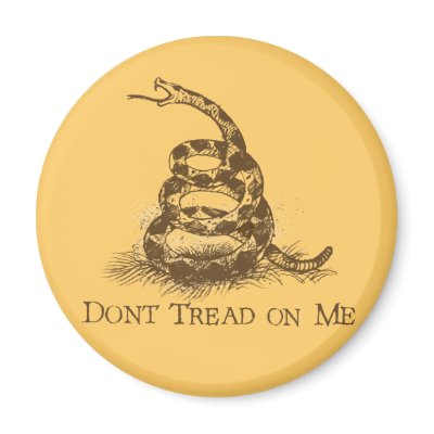 Don’t Tread on Me Refrigerator Magnets by reflexart