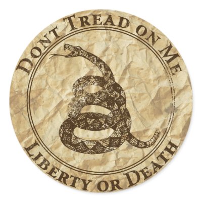 Don’t Tread on Me Sticker by reflexart