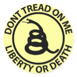 Don’t Tread on Me Round Sticker