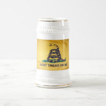 Don’t Tread On Me Tea Party Flag Beer Stein Coffee Mug