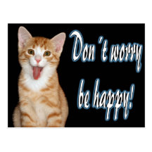 Don´t worry be happy post cards