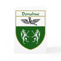 Donahue Coat of Arms/Family Crest Card