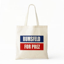 DONALD RUMSFELD 2012 CANVAS BAG
