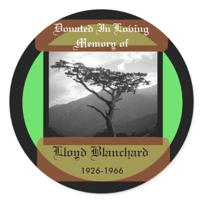 Donated in Memory of Stickers by friendlyspirit