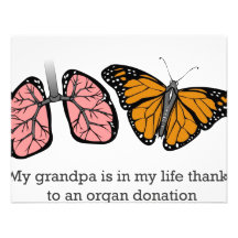 Donation d'organe invitations personnalisées