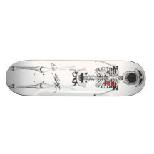 Done In Extreme Skeleton Skateboard