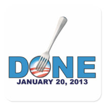 Done - January 20, 2013 - Anti Obama Square Sticker