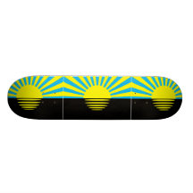 Donetsk Oblast, Ukraine flag Skate Board Deck
