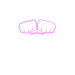 Dongwear Pink Fist t-shirts
