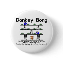 Donkey Bong Pinback Buttons