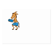 Donkey Jackass Boxer Victory Business Card Template