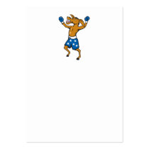 Donkey Jackass Boxer Victory Democrat Business Card Template