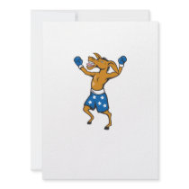 Donkey Jackass Boxer Victory Democrat Personalized Invitations