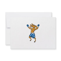 Donkey Jackass Boxer Victory Democrat Custom Invitations