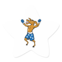 Donkey Jackass Boxer Victory Democrat Stickers