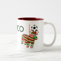 Donkey Mexican football style mexico mug