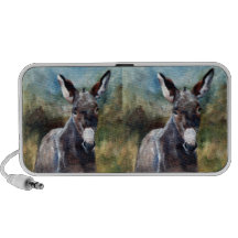 Donkey Portrait iPod Speakers