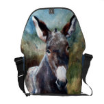 Donkey Portrait Messenger Bag