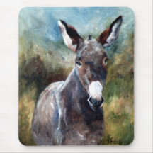 Donkey Portrait Mousepad