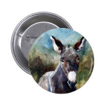 Donkey Portrait Pins