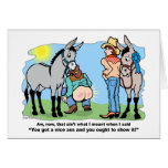 Donkey Show Greeting Cards