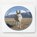 Donkeys Support Obama Mousepad