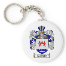 DONNELLY FAMILY CREST -  DONNELLY COAT OF ARMS KEY CHAINS